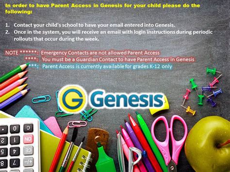The Orange Public School District uses Genesis, a parent communication tool which enables students and parents/guardians to view student information. The Genesis …